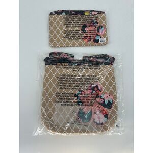 "NWT"‎ Vera Bradley Beach Crossbody & Wristlet Tangerine Twist- Vacation Beach